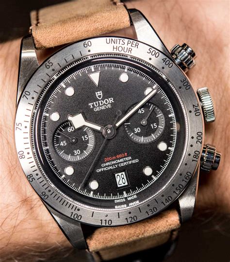 Tudor Heritage Black Bay Chronograph Watch Hands